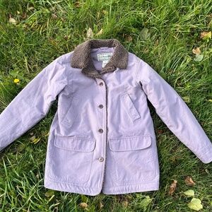 Ll Bean lined chore coat
